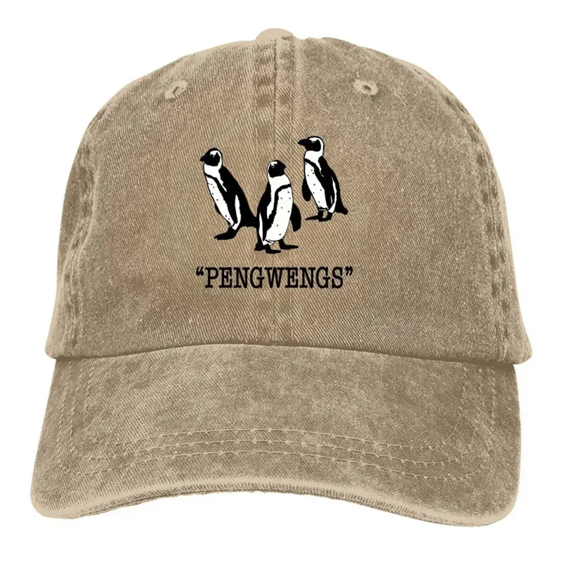 

2024 Summer Cap Sun Visor Pengwengs Hip Hop Caps Penguin Cowboy Hat Peaked Hats