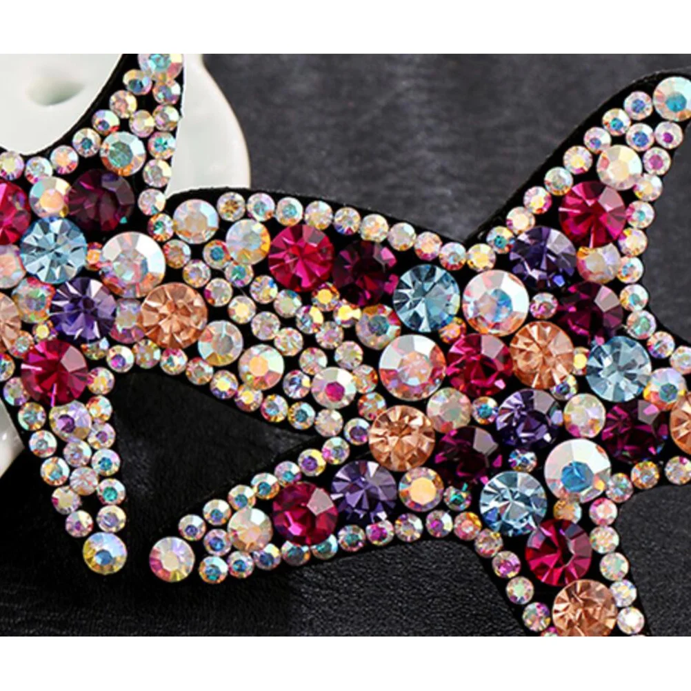 

1Pcs Sea Star Rhinestone Hair Clip Smooth Surface Fashionable Hairpin for Evening Banquet Wedding Daily Style Women's Barrettes