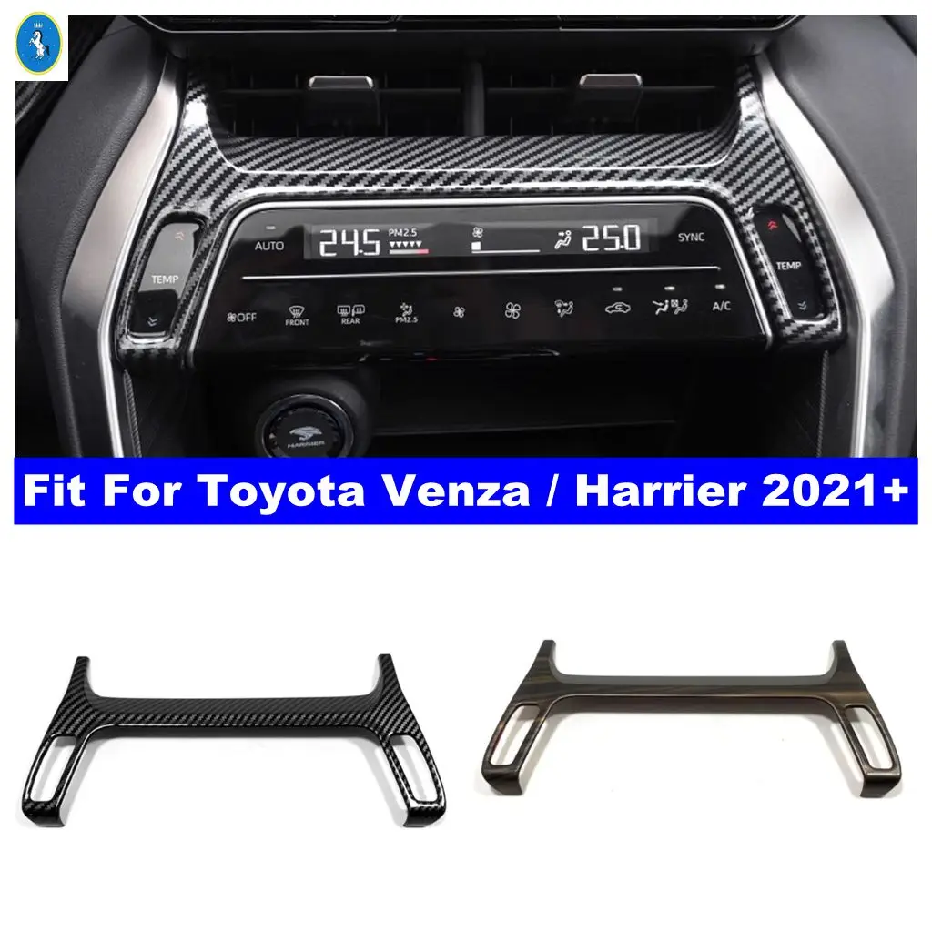 

Auto Central Control Middle Air Conditioning AC Outlet Vent Decor Cover Trim Accessories For Toyota Venza / Harrier 2021 - 2024