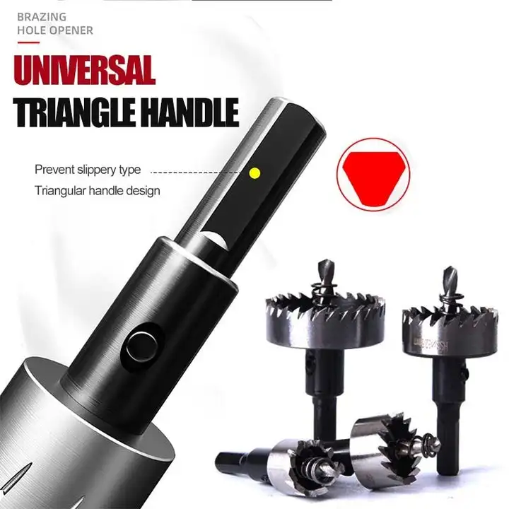 Perforeuse professionnelle en acier inoxydable, scie à trous en acier à grande vitesse, ouvre-tuyaux en fer, mèches de forage, Dropshipping