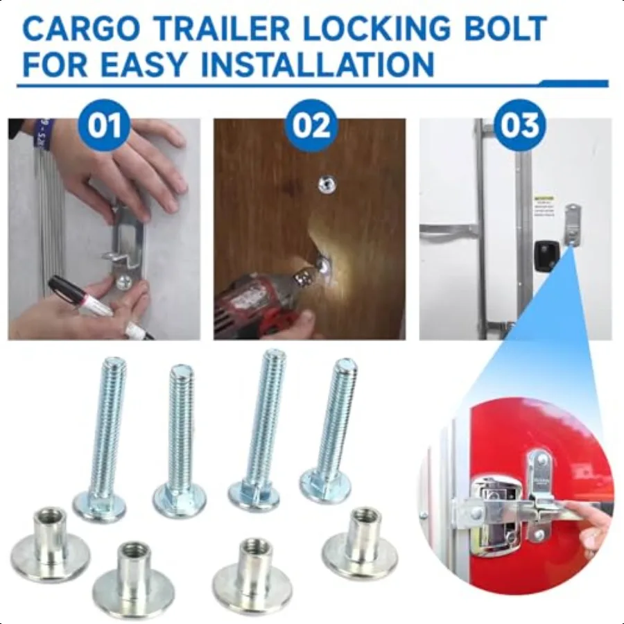 مجموعة مسامير بمشبك مقطورة Fuoequl لمشبك كاميرا المقطورة