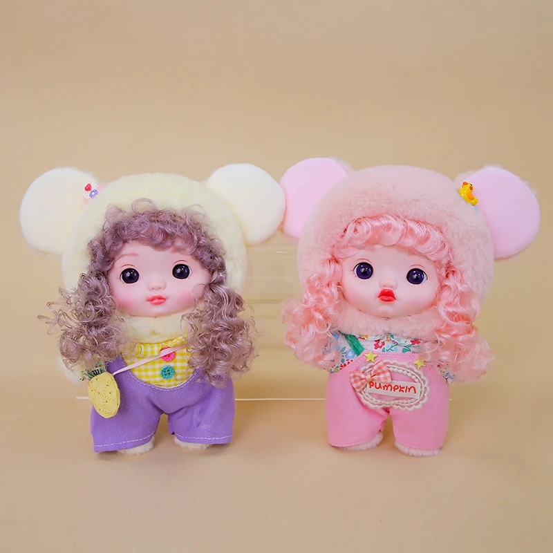 Modena Nana – porte-clés poupée en vinyle, tendance, couleurs Macaron, jouet en peluche Pvc, pendentif pour sac à dos, poupée confortable pour enfant, cadeau d'anniversaire