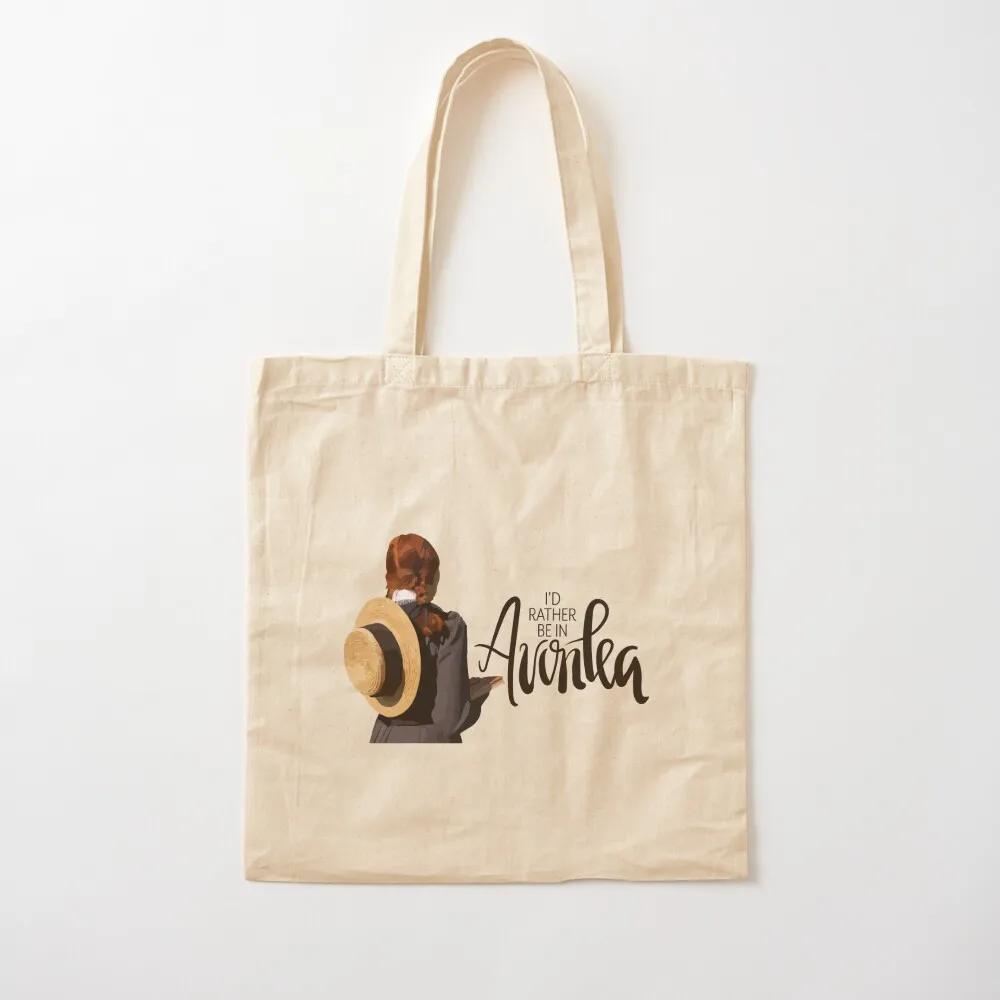 

I'd Rather Be In Avonlea Tote Bag custom canvas bag canvas tote Canvas Tote Bag