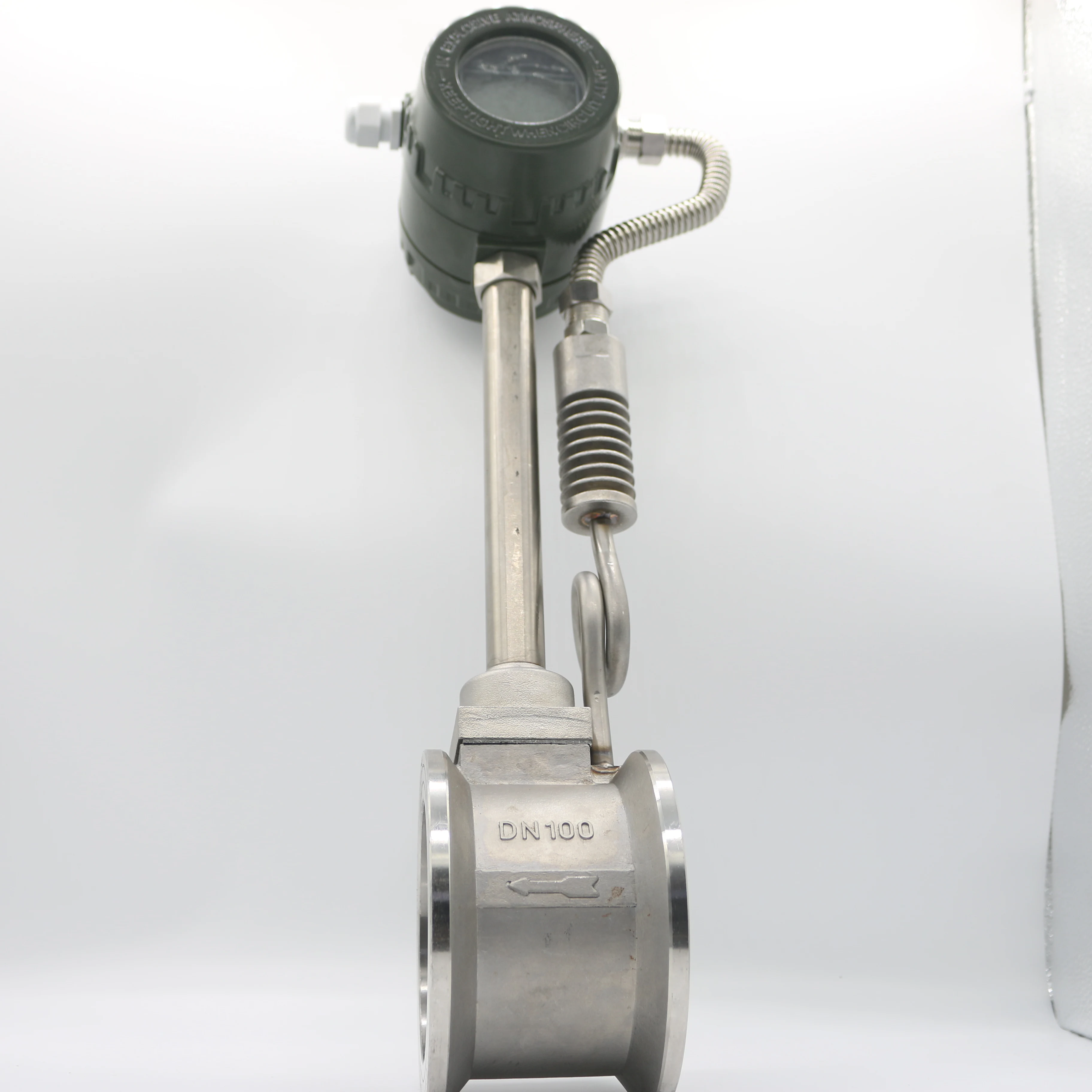 2025Intelligent vortex Flowmeter DN50 DN65 Compressed air Stainless Steel Temperature Pressure Compensated Steam vortex Flowmete