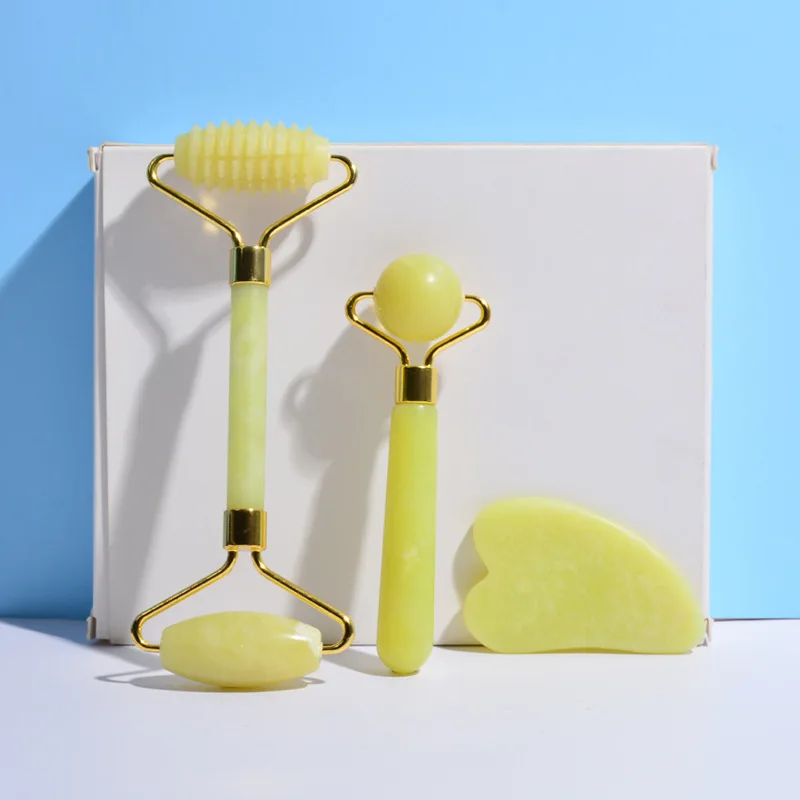 

Huangyu Beauty Guasha набор массажные инструменты для лица лимфодренажный массажер роликовый уход за кожей релаксация мышц снимает усталость