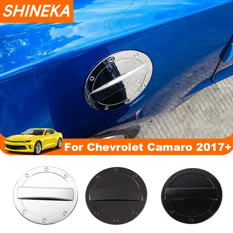 Shineka車外装ガス石油燃料タンクキャップ装飾カバーシボレーカマロ