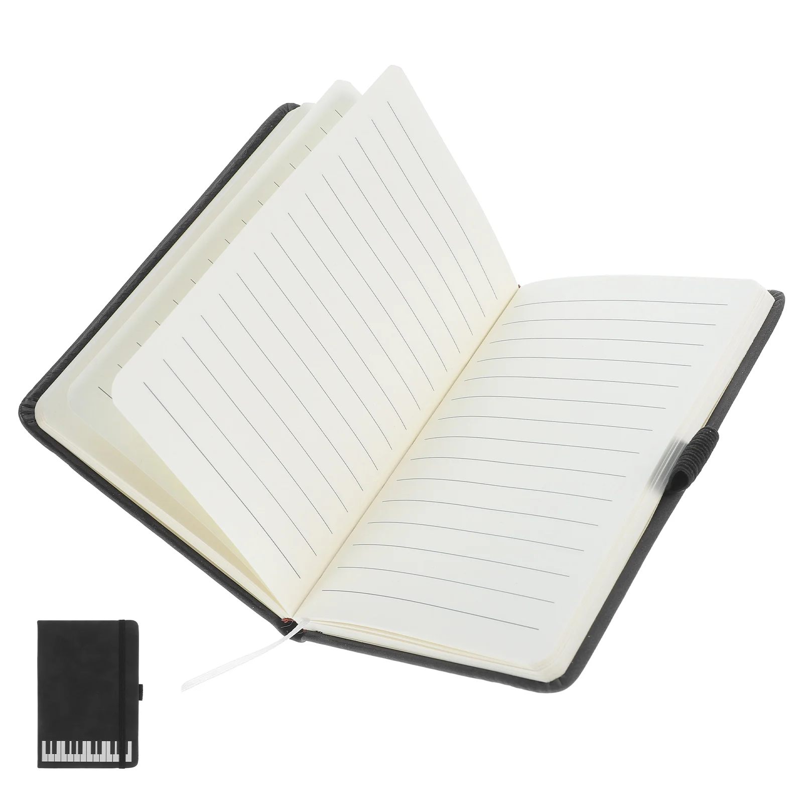 

Music Notebook A6 Size PU Cover Smooth Paper Christmas Pocket Memo Pads Planner Diary Drawing Book Student Kids Gifts