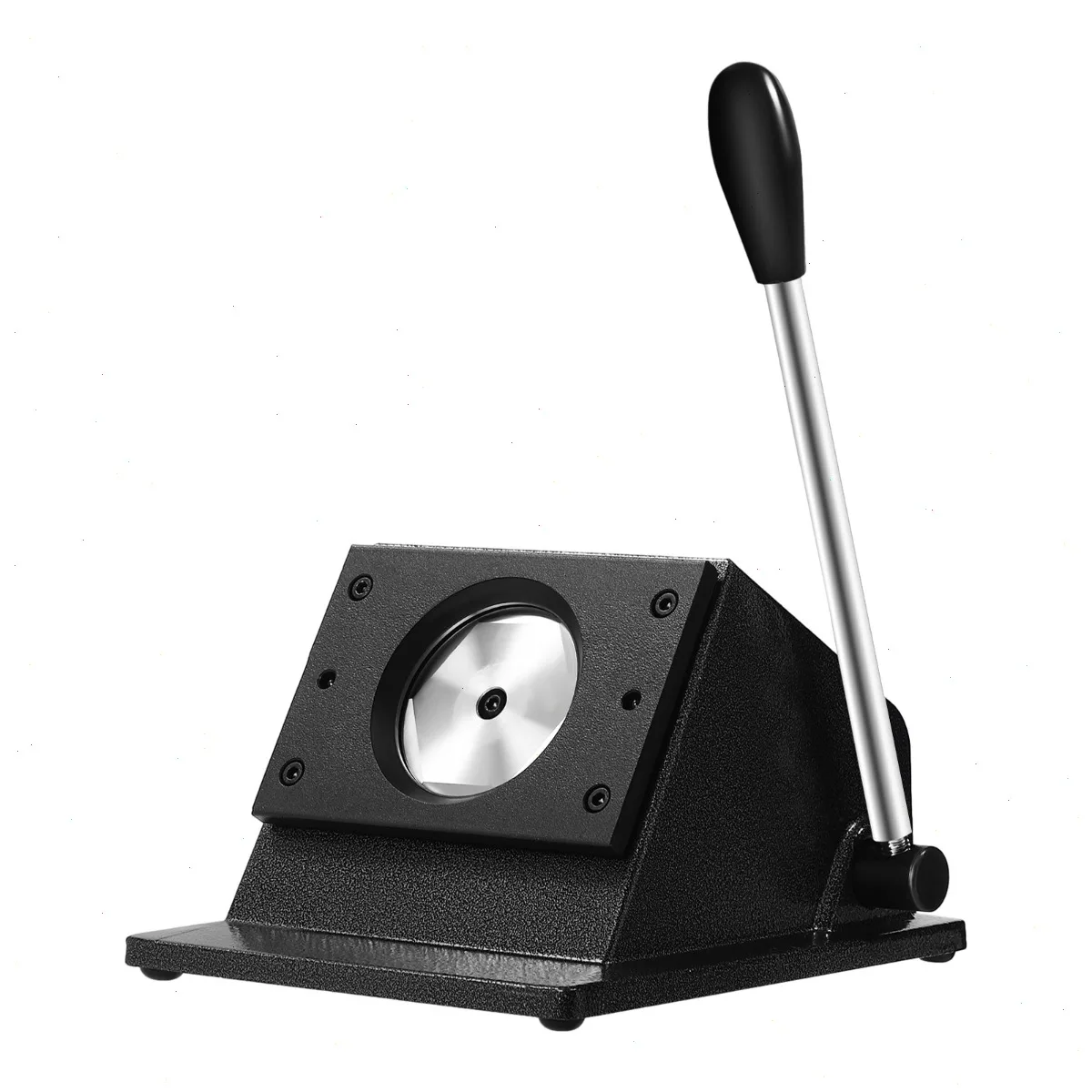 

Circular Card Cutter, 58mm Punch Die Cutting Machine for Cutting Round Shapes from Paper Leather Film, Craft Badge Making