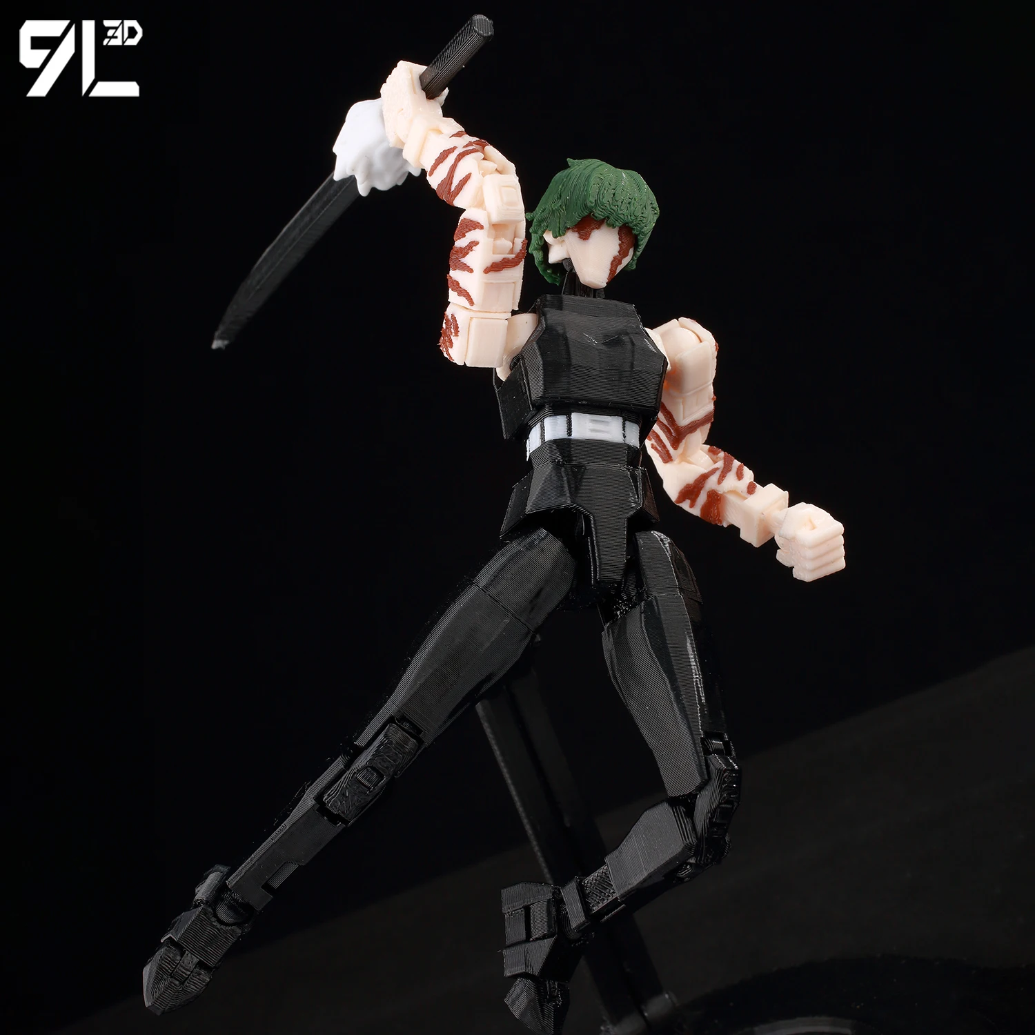 9L3D Multi-Joint Articulated Figure Lucky13 Dummy13 Zen'in Maki