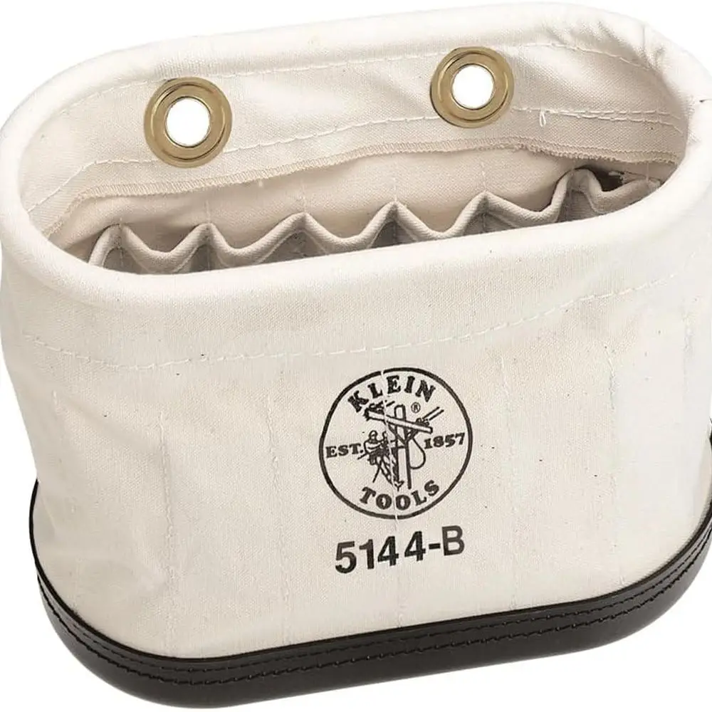 

Canvas Aerial Tool Bucket with 15 Pockets and Polypropylene Base by Klein Tools 5144B