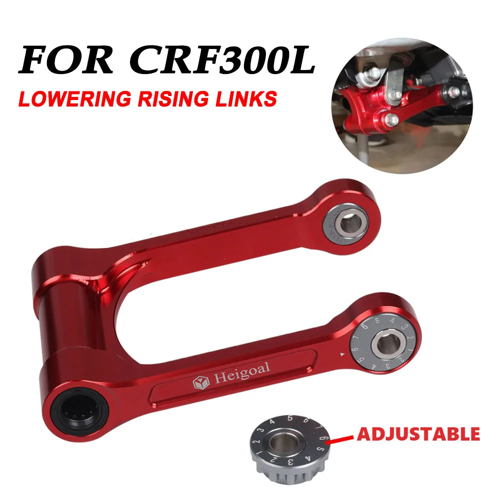 

Для Honda CRF300L CRF 300 L CRF 300L CRF300 L 2021-2023 мотоциклетные опускающиеся звенья, задний рычаг подвески, подушка, рычаг, падение