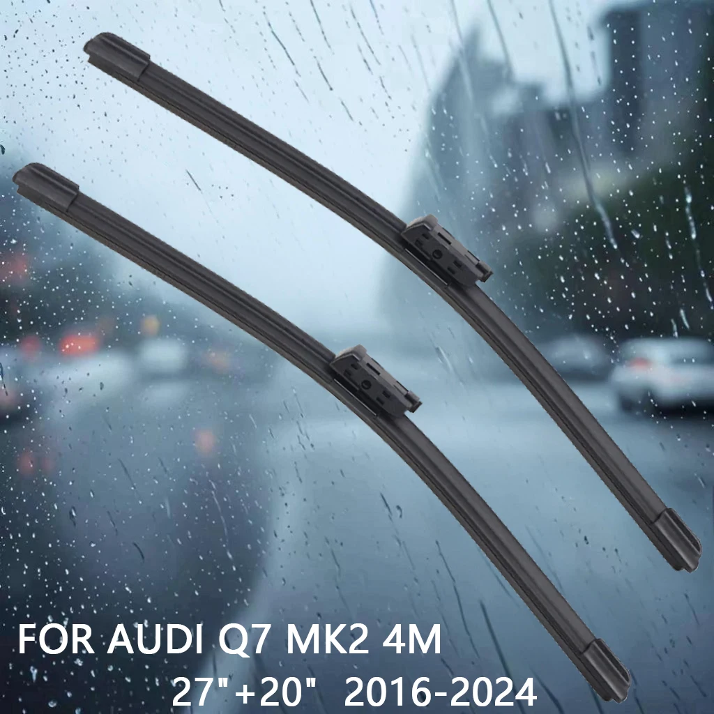 Car Wiper Blade For Audi Q7 MK2 4M 2016-2024 Windshield Rubber Refill Front Window Wiper 27