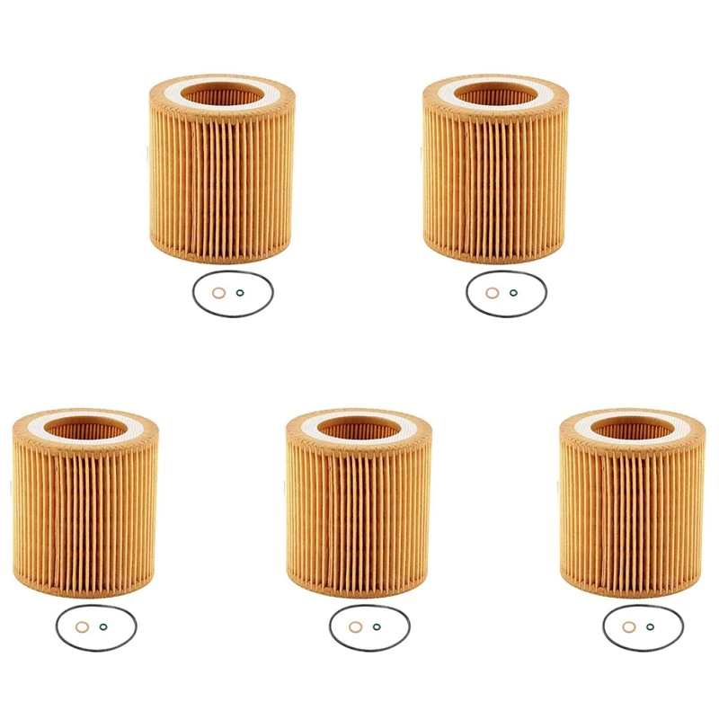 5X 11-42-7-953-129 Engine Oil Filter For BMW F22 F23 F30 F34 228I 320I 328I 428I 428I 528I X1 X3 Z4 11427953129