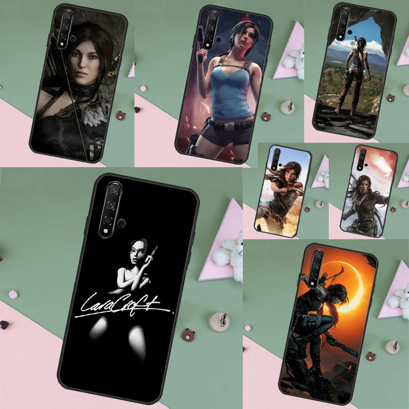Lara Croft Tomb Raider Für Huawei Nova Y91 Y61 Y90 Y70 Y60 Y72 12s 12i 11i 7i 8i 9 10 SE P60 Pro P30 P40 Lite Fall