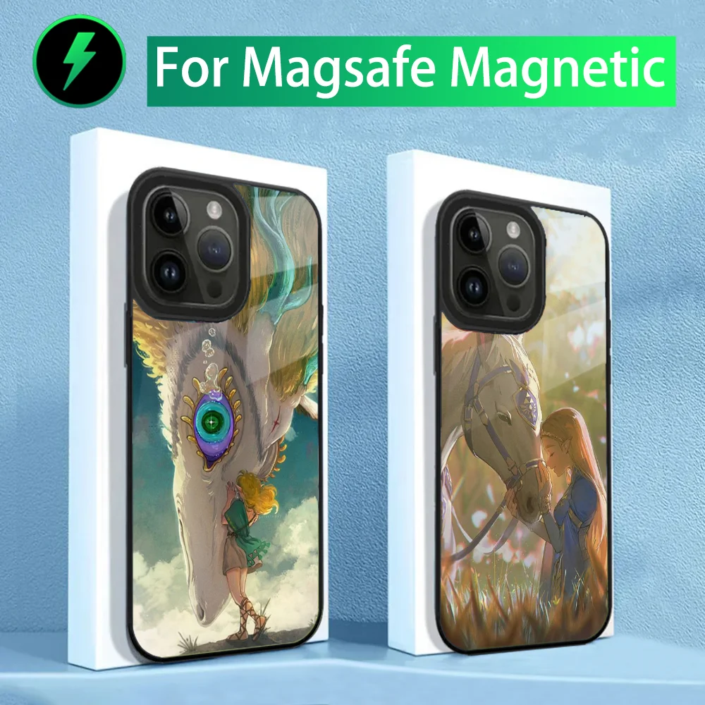 Game The L-Legend of Z-Zeldas Phone Case For iPhone 15,14,13,12,11,Plus,Pro,Max Mini Magsafe Magnetic Wireless Charging