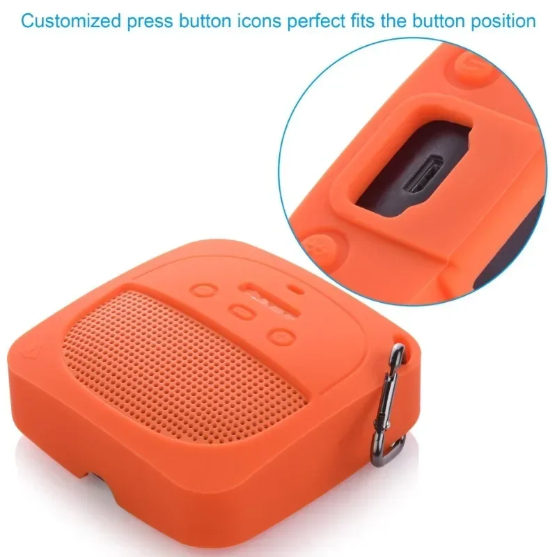 

CJ for Bose SoundLink Micro Shockproof Soft Silicone Gel Cover Container Portable Protective Bluetooth Speaker Cover Case