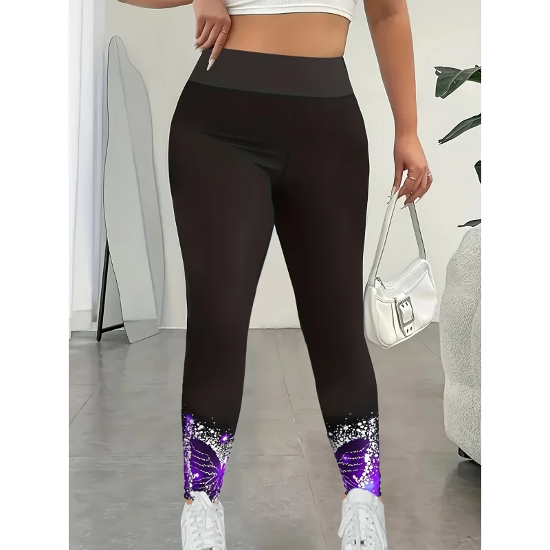 2024Europe and america cross borderebayAmazon Hot Printed Casual Women's Yoga Clothes Women's Pants Leggings Wholesale