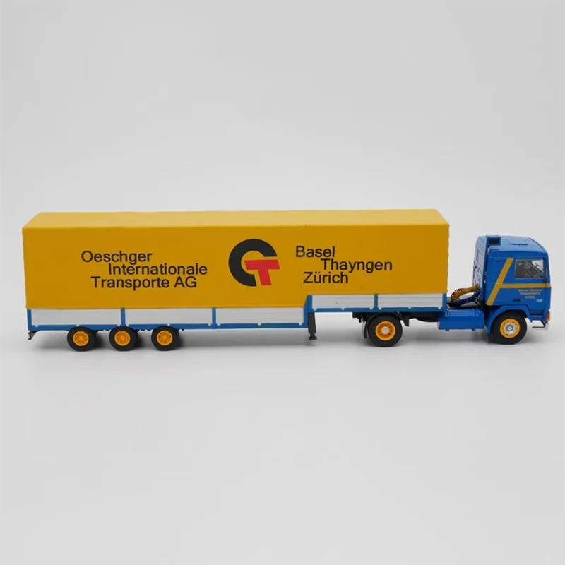 Diecast 1:43 Scale F12 1977 Trailer Alloy Vehicle Model Finished Simulation Collection Decoration Gift Toys