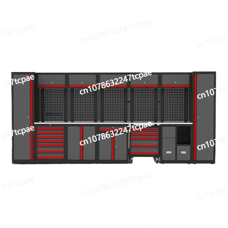 Heavy duty workbench Auto repair parts car Multi-layer mobile tool cabinet Multifunctional load-bearing work cabinet