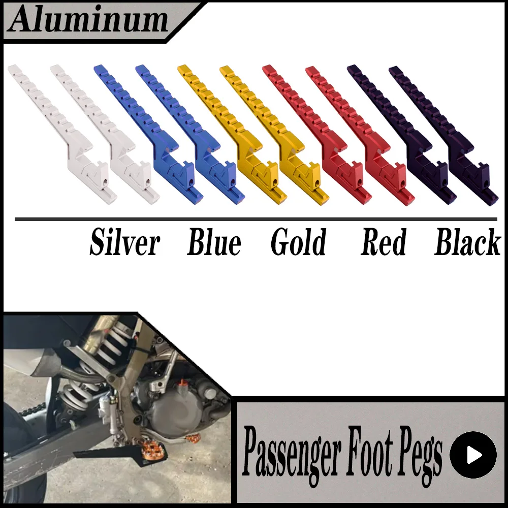 For Sur-Ron Light Bee X S Segway Honda CRF E Ride Pro SS Passenger Foot Pegs Extension Bracket Alloy Multi Accessories Set
