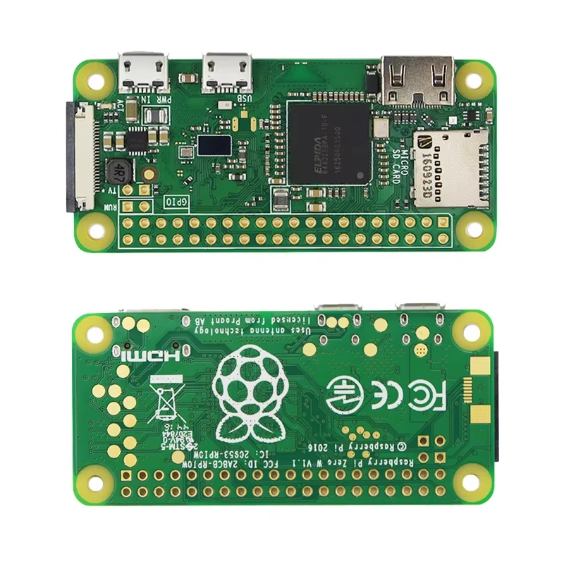 Raspberry Pi Zero W/WH BCM2835 1GHz WIFI i Bluetooth 512MB LPDDR2 RAM Obsługa systemu Linux OS 1080P HD Video Output Development Board