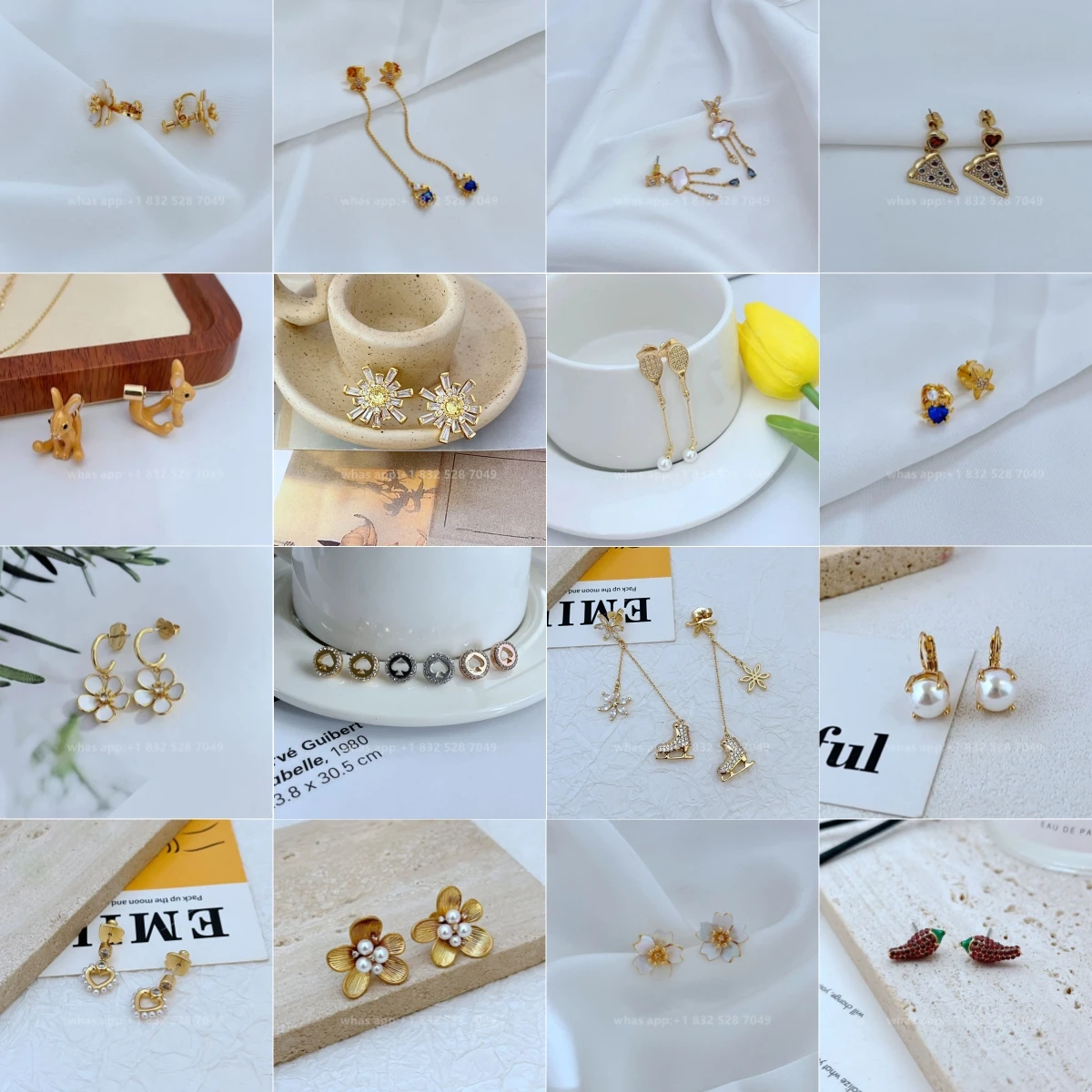 Kate 1:1 Brand Pearl Jewelry Stud Earrings For Women Jewelry Christmas Gift For Wife Girlfriend