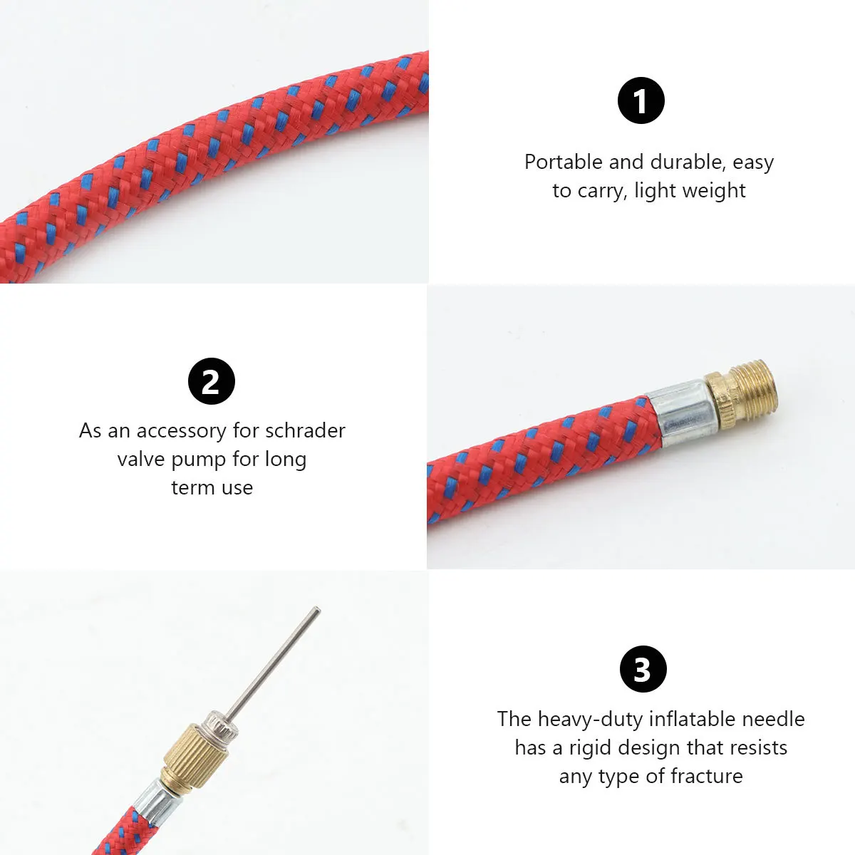 

14 pcs Pump Adapter Tool For Airbed Inflatable Boat Durable Connector Needle Compatible With Bike Hand Pump Gauge