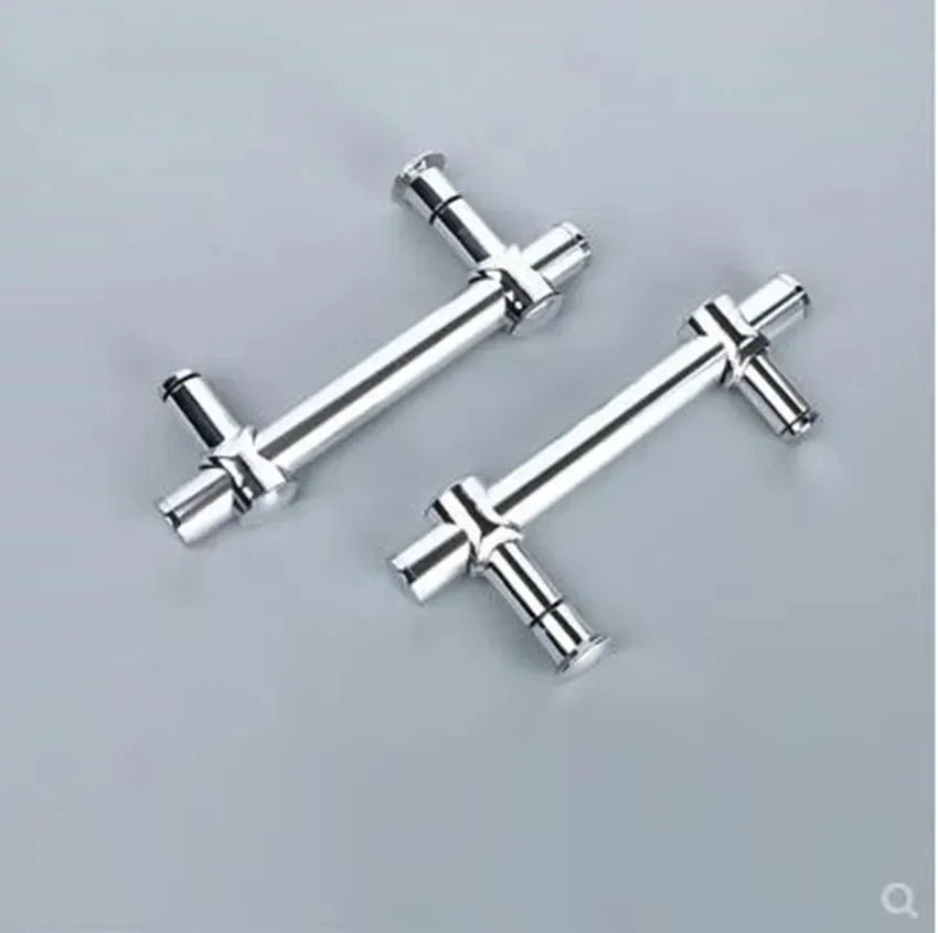 

Стеклянная дверная ручка для ванной комнаты, ручка для душевой комнаты с регулируемым расстоянием, ручка для душевой двери 145 мм (A654)