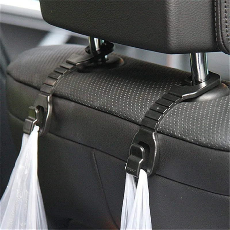 

Car Hooks Vehicle Back Seat Hidden Headrest Hanger Vehicle Trunk Storage Organizer Headrest Hanger Holder Auto Fastener Clip