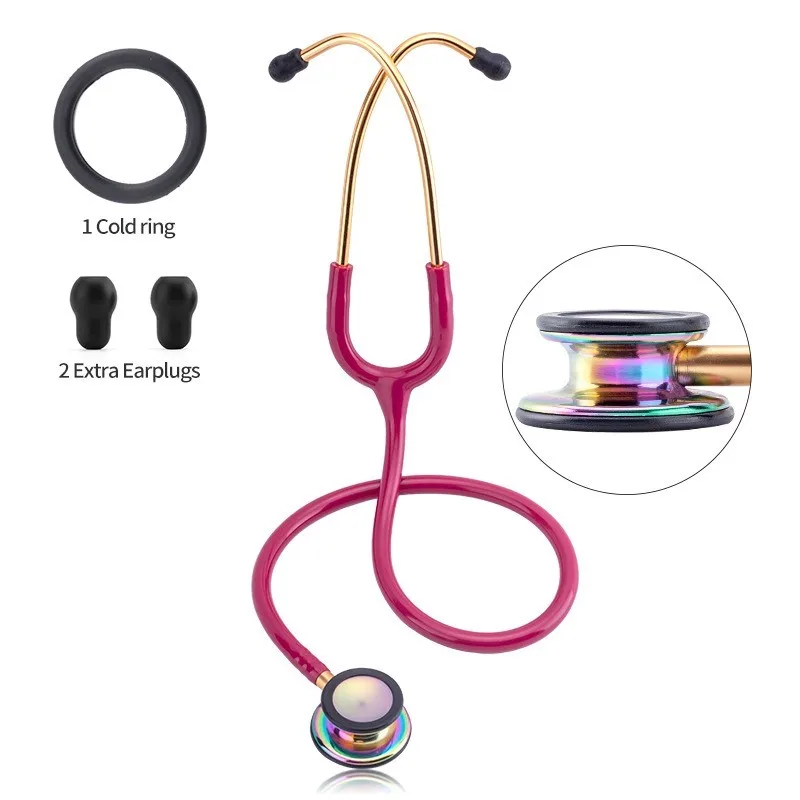 Double Sided Stethoscope Portable Professional Cardiology Stethoscope Medical Equipment Nurse Doctor Stethoscope Equipo Medico