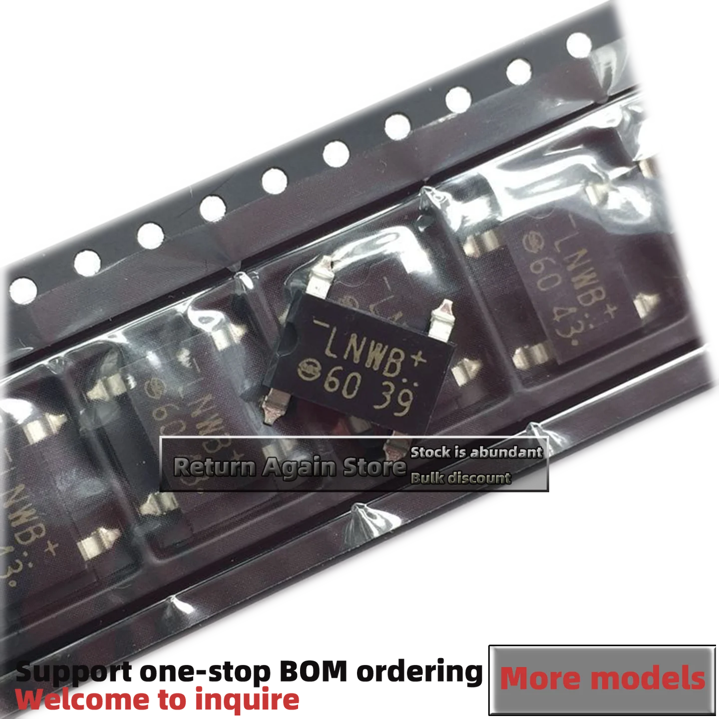 5PCS/per pack LNWB60 SOP4 Both packages are available: SMD four-pin and through-hole DIP4 LN1WBA60 new original