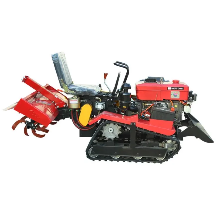 農機具 ミニパワーティラー カルチベーター 小型農場トラクター 25馬力 ミニクローラートラクター