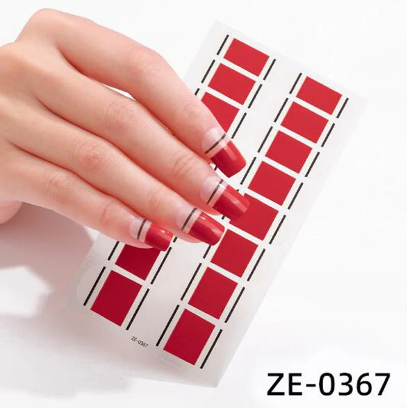 Festival nazionale Involucri per unghie Decalcomanie Adesivo per smalto glitter impermeabile Manicure fai da te Decorazioni per strisce per unghie Pegatinas Para