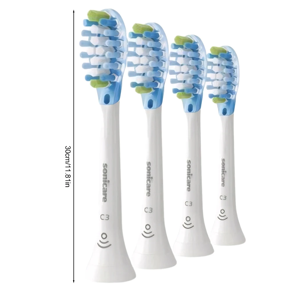 For Philips Sonicare C3 4 Pack Toothbrush Heads Replacement Toothbrush Heads Electric Toothbrush Head White Or Black