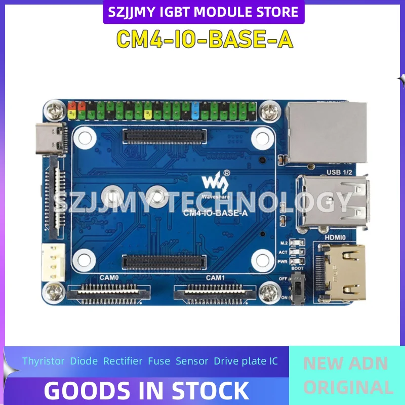 CM4-IO-BASE-A Compute Module 4 core board base plate CM4 HDMI/Ethernet/CSI interface expansion