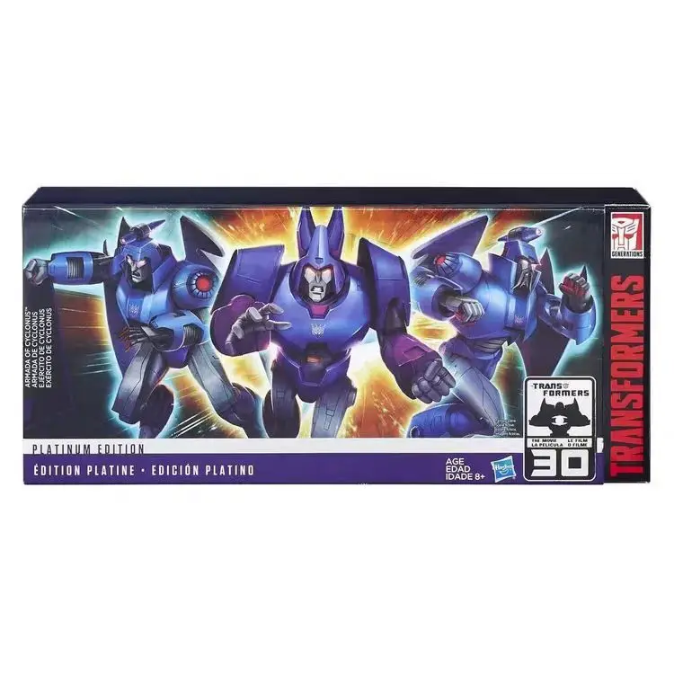 

In Stock Original Hasbro Transformers Generations Cyclonus Scourge Sweep Platinum Edition Deluxe Class Super Action Figure