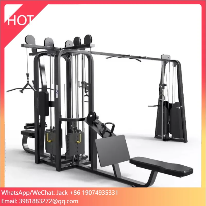 

5-Station Multistation Machine Indoor Fitness Body Building Exercise Equipment Steel Gym Loader For Weight Lifting