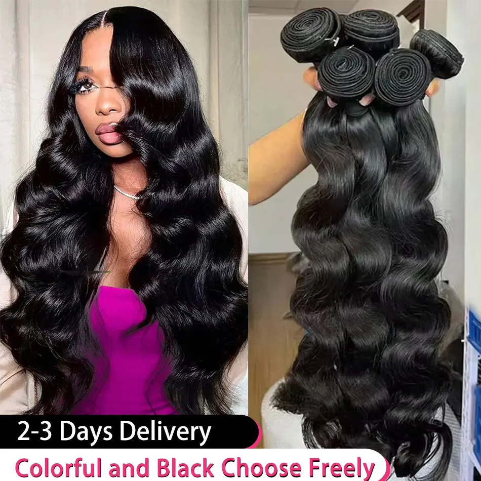 16A Body Wave Bundles Human Hair 40 Inch 100% Human Hair 3 4 Bundles Brazilian Remy Weave Extensions Hair Bundles Fast Shipping