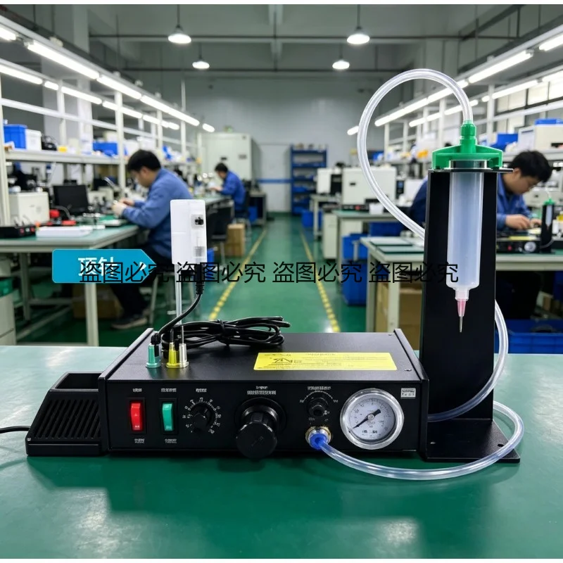 983A Automatic Dispensing Machine 110V/220V Epoxy Resin Liquid Glue Injection Dispenser with Pedal Control