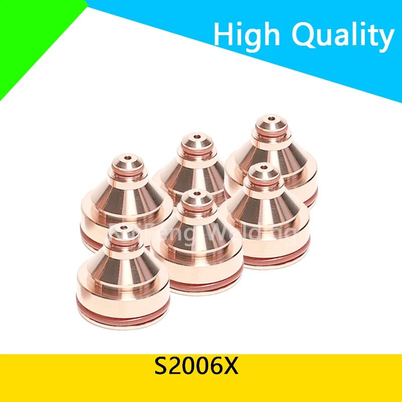 10Pcs High Quality Plasma Cutting Machine Consumable S2008X Nozzle 11.843.021.408 For Kjellberg Plasma Cutting Torch