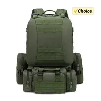 HH Tactical Backpack Men Waterproof 4 In1 Molle Sport Tactical Bag Outdoor Hiking Climbing Army Fishing Travel Laptop Backpacks