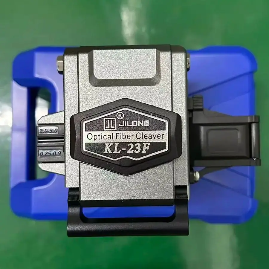 

JILONG-KL-23F Fiber Cleaver, Cold Conduction Metal Blade Precision Cutter for FTTH 0.25 0.9 2.0 3.0mm Fiber Tool