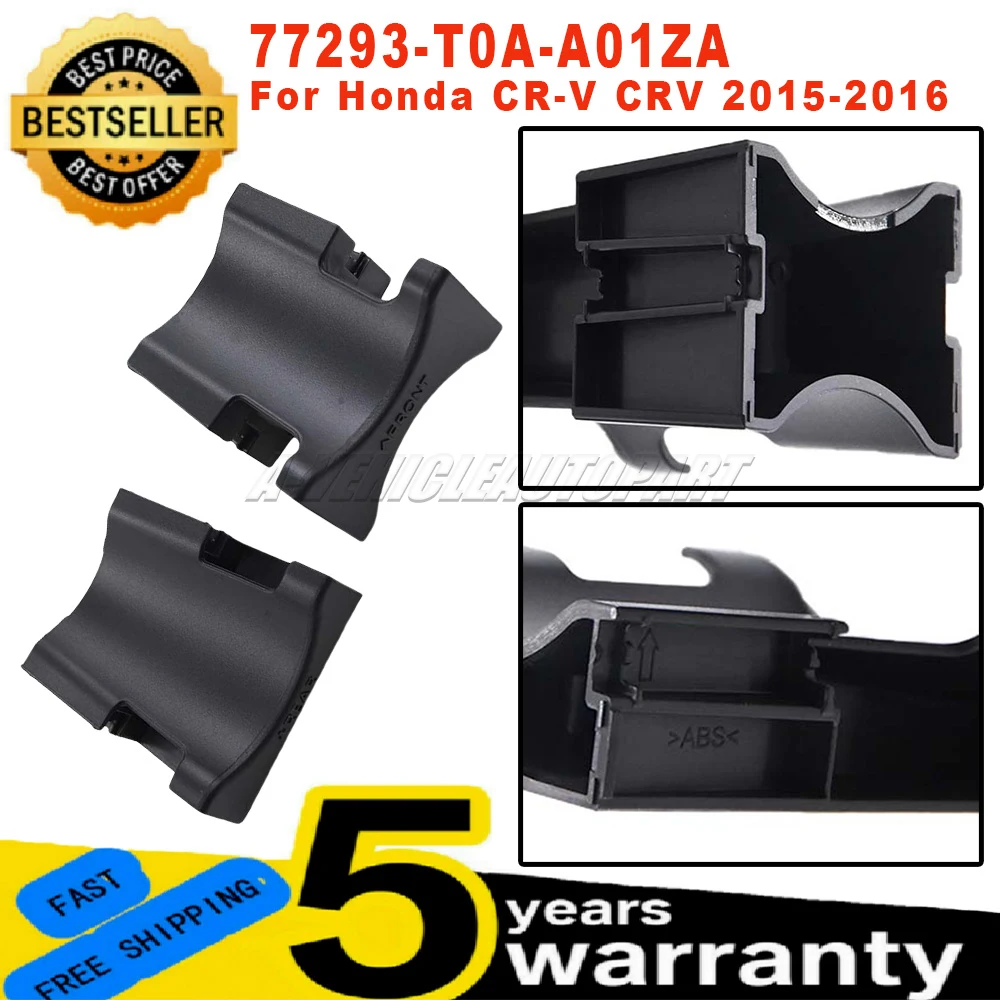 

Новый 77293-T0A-A01ZA для Honda CR-V CRV 2015-2016, передняя консоль, держатель из АБС-пластика с двумя слотами, черный, простая установка, автомобильные аксессуары