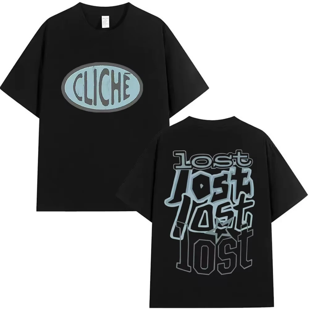 

Рэпер Mgk Lost Tour Графическая футболка Мужчины Женщины Повседневные модные футболки Винтажные футболки Хип-хоп Уличная хлопковая футболка с круглым вырезом