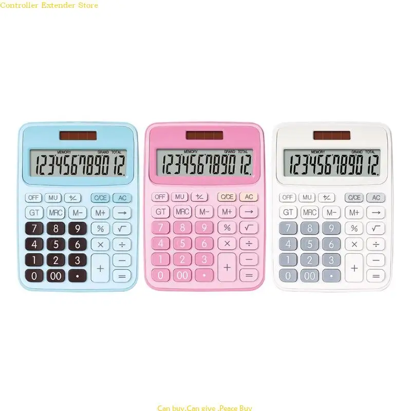 

LCD Screen& Sensitive Button Desktop Calculator with Battery +Solar Power