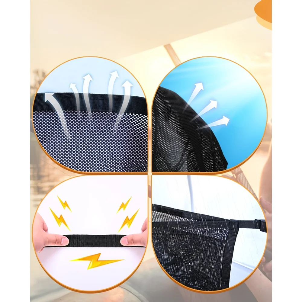 Polyester Mesh Cargo Net Boat Hanging Storage Organizer Marine Cabin Adjustable Pouch Vessel Accessory
