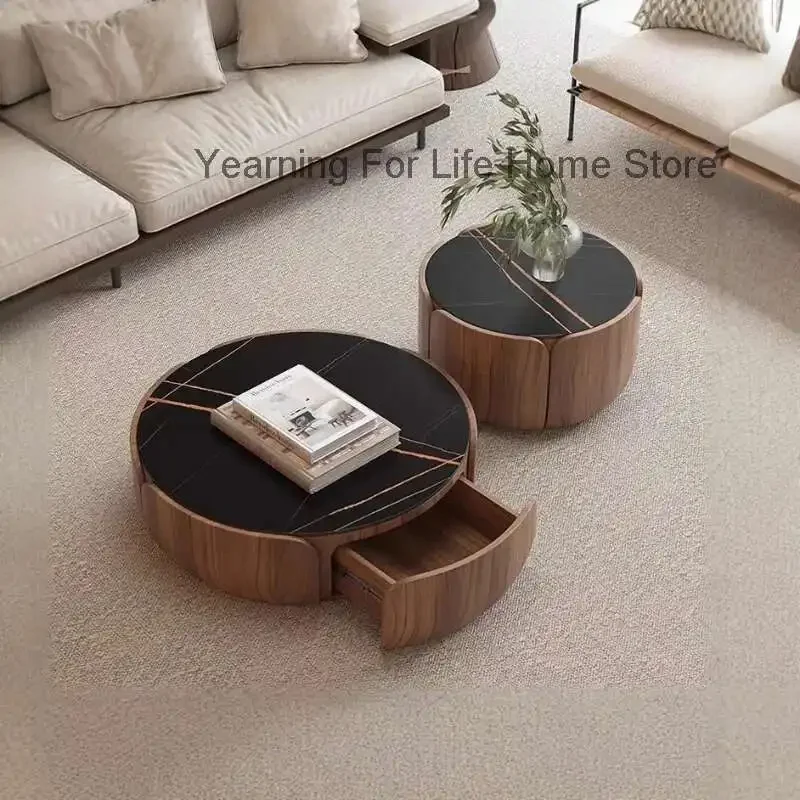 طاولة القهوة ذات التصميم الحديث لغرفة المعيشة، طاولة القهوة البسيطة، أثاث غرفة المعيشة الفاخر الفريد من نوعه من Mesas De Centro Para Sala