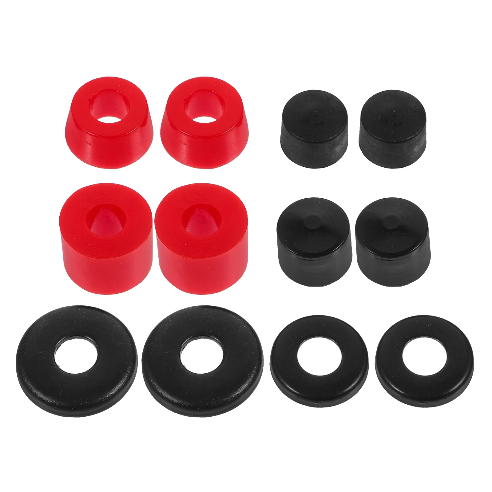 1 مجموعة لوح التزلج امتصاص الصدمات وسادة بو وسادة مقاومة للصدمات لأربع عجلات لوح التزلج الاهتزاز التخميد الاستقرار