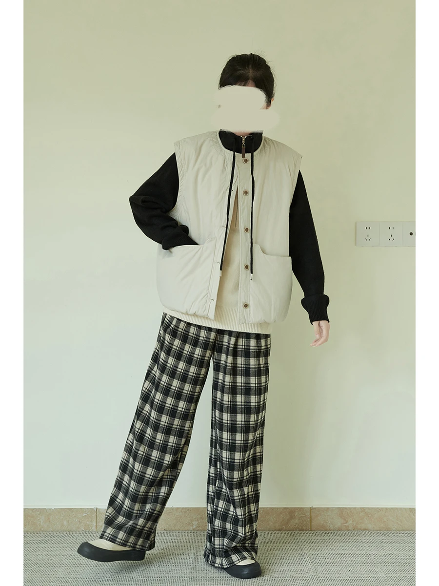 เสื้อกั๊กผู้หญิงแบบบาง เสื้อกั๊กหนังสำหรับฤดูใบไม้ร่วง ปรับได้ ทนทาน มีกระดุมแป๊กและหัวเข็มขัด เหมาะสำหรับขี่มอเตอร์ไซค์