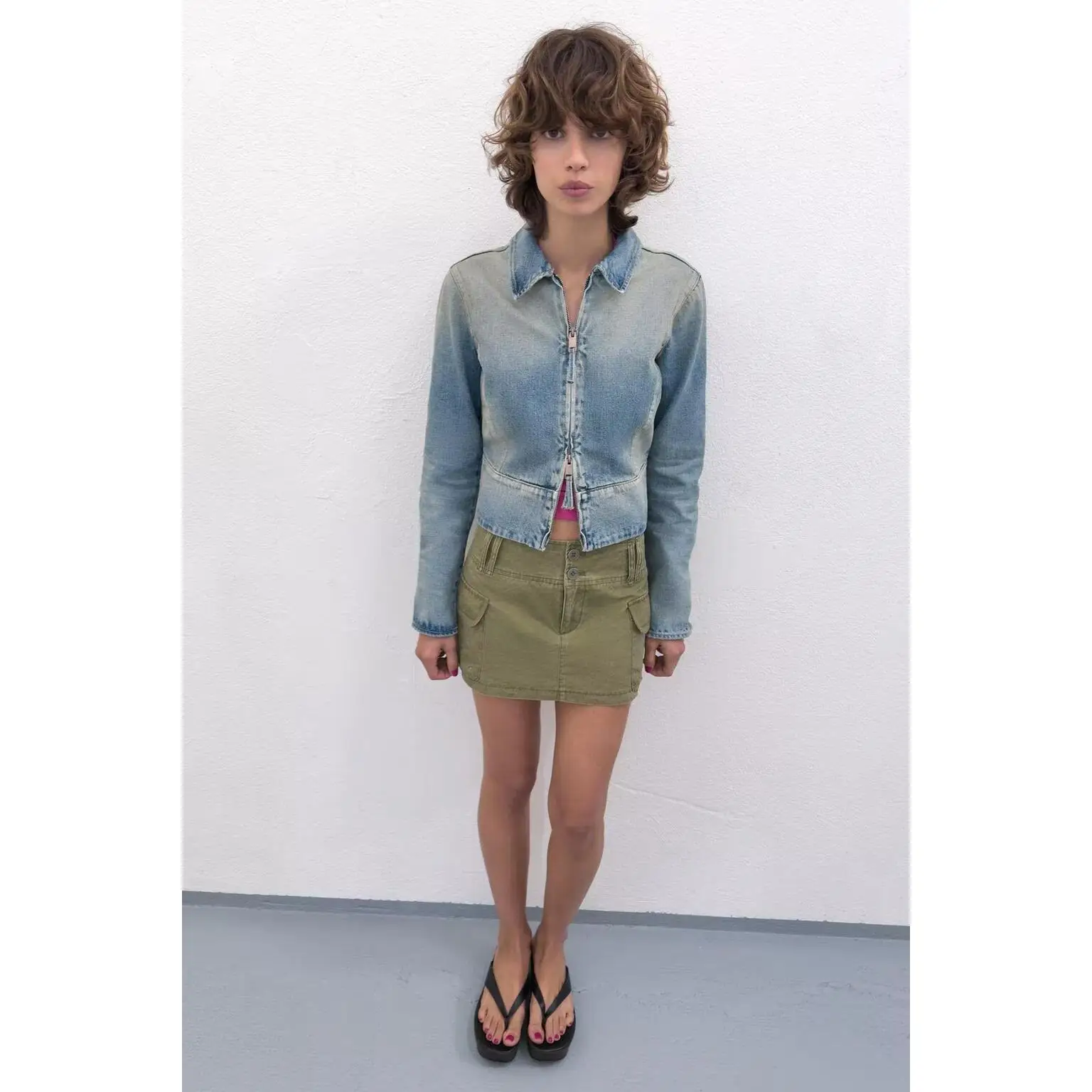Fashionable Women's Skirt Pants with Pockets Versatile Stylish New Arrival Polyester Fiber Short Length Spring Season